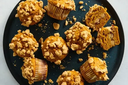 Honeynut Pumpkin Muffins with Cornmeal