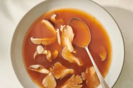 Light Soup With Mushrooms