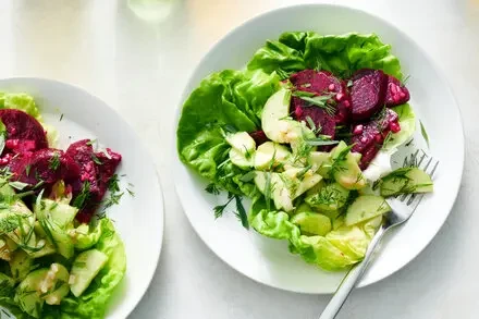 Beet and Cucumber Salad