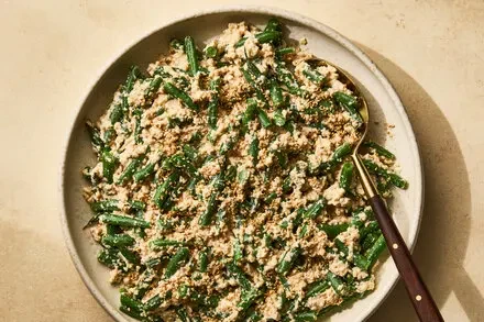 Shira-ae (Smashed Tofu Salad With Green Beans)