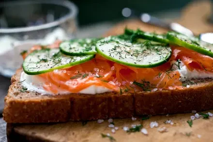 Smoked Salmon and Goat Cheese Sandwich: A Refreshing Nordic-Inspired Delight