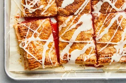 Giant Strawberry Turnover
