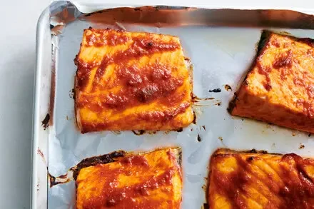 Roasted Gochujang Salmon